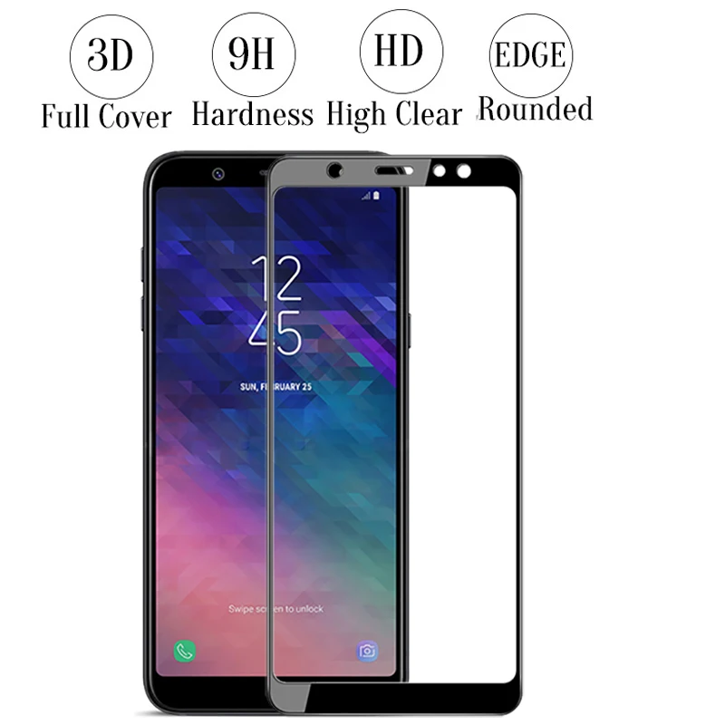 Защитное стекло 9D для Samsung A6 2018 на Galaxy Plus J6 A J 6 6A 6J защиты экрана защитная