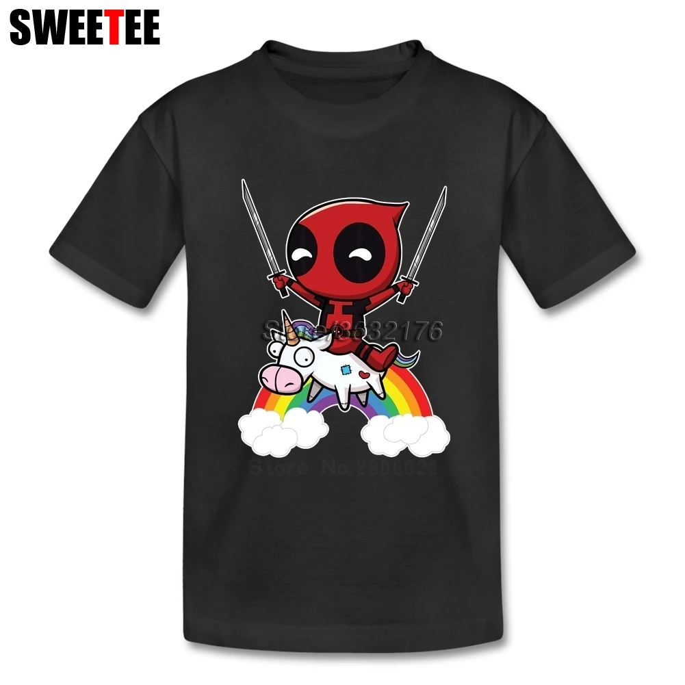 Deadpool Unicorn Boy children's T Shirt Infant Cotton O Neck Kid Tshirt