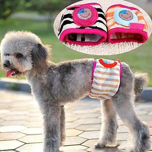  New Male Pet Dog Nappy Band Clothes Sanitary Pants Training Toilet Belly Band Diapers 