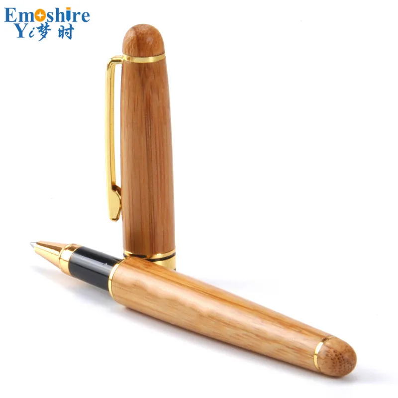 Emoshire Manufacturers wholesale bamboo pearl pen birthday gift advertising pen can be customized LOGO ball pen water pen (1)