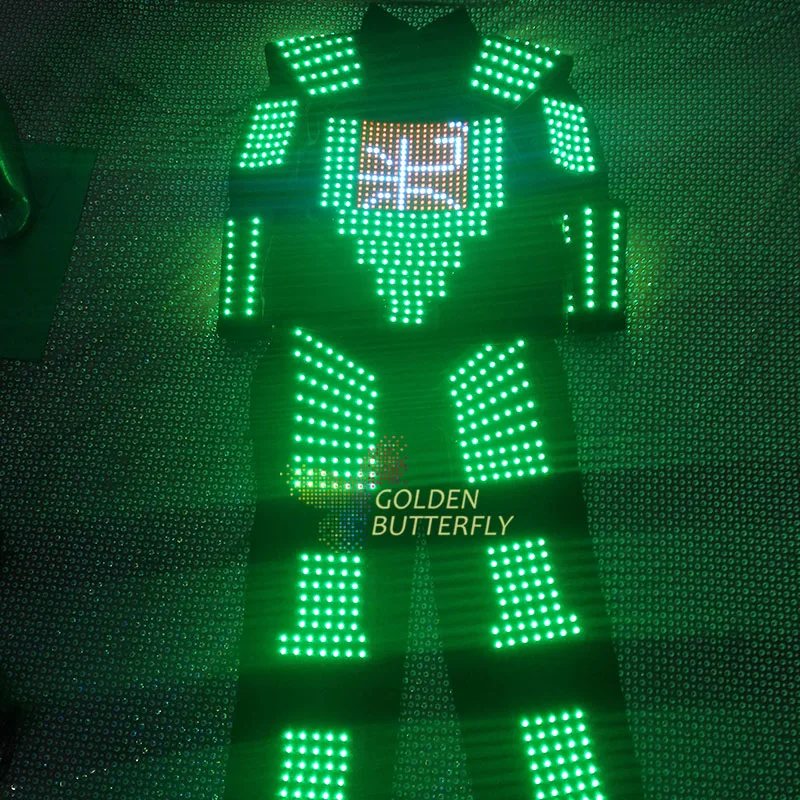 

2017 LED Clothing Full color color clothes Children show clothing Display function LED Costumes Performance clothing