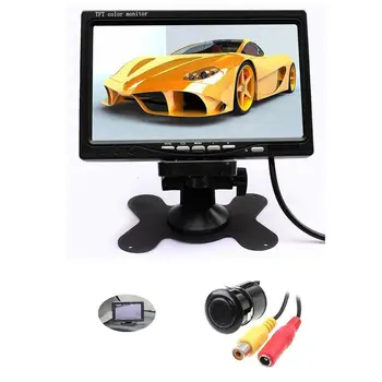 

7 Inch Colorful Display TFT LCD Screen Car Monitor Video Input Backlight Waterproof and Night Vision CMOS/CCD Parking Camera