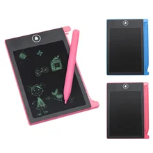 Best Buy VAKIND 4.4Inch Digital LCD Handwriting Notepad Drawing Ultrathin Digital Graphics Drawing Tablet Pad With CR2016 Button