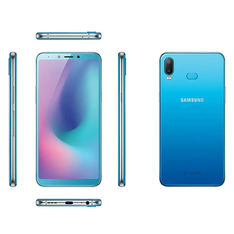 Смартфон samsung Galaxy A6s G6200 6," 6 ГБ ОЗУ 64 Гб/128 Гб ПЗУ Восьмиядерный мобильный телефон Snapdragon 660 3300 мАч Мобильный телефон Android