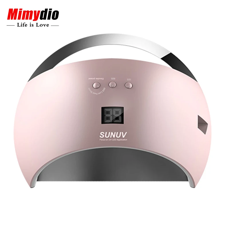 

Original SUNUV SUN6 Smart Lamp Nail LED UV Lamp Dryer Metal Bottom LCD Timer Multicolors for Curing UV Gel Polish Nail Art Tools