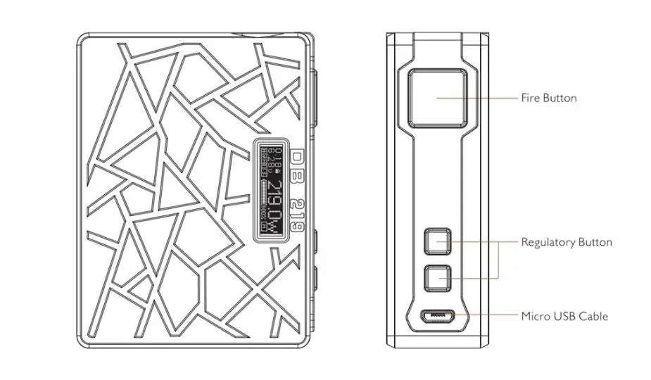 Teslacigs DB219W Box Mod