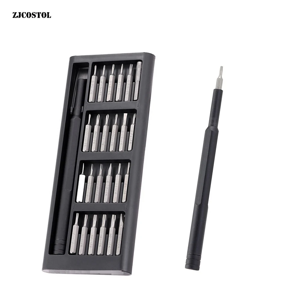 

ZJCOSTOL 24-In-1 Multifunctional Screwdriver Kit Precision Magnetic Repair Maintain Tool Screwdriver Set Magnetic Gereedschap