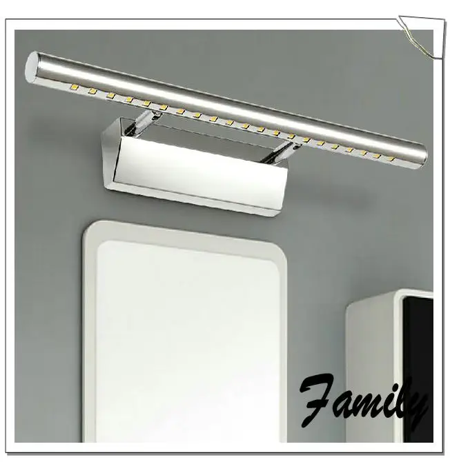 

Waterproof 250mm 3W Cool White Light LED Mirror Front Lamp Mirror Light Modern Minimalist Bathroom Mirror Cabinet Wall Lamp ,A-6