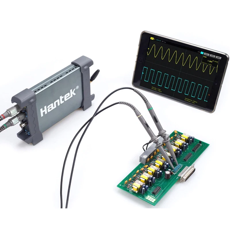 Hantek IDS1070A осциллограф Виртуальный Осциллограф 2 канала 70MHz250MSa/s Беспроводное