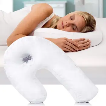 

U - Shaped Headrest Side Pillow Correct Spine Side Pillow Travel Soft Anti - Snoring Pillow Travel Anti - Smashing Pillow #4O
