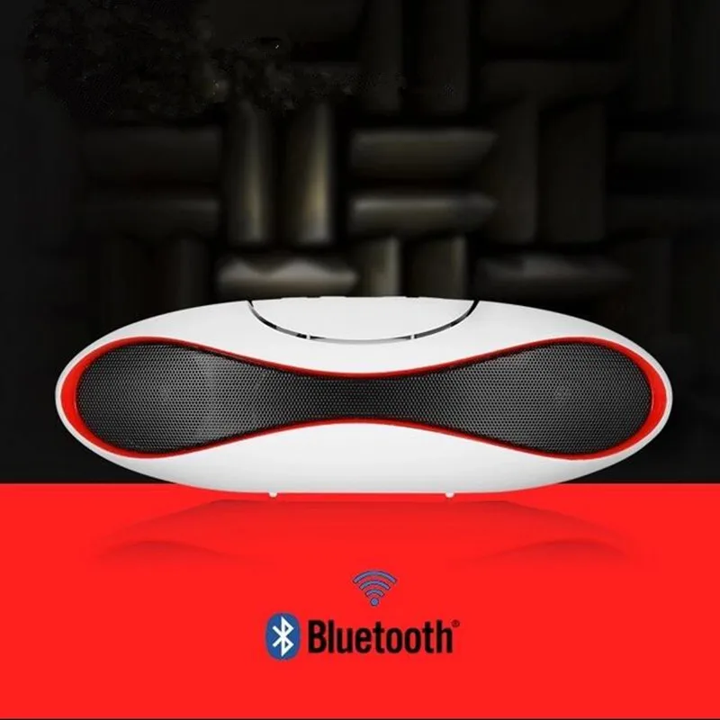 Мини Bluetooth динамик Портативный беспроводной 3D стерео Бас Колонка музыка объемный динамик с микрофоном Поддержка TF USB FM радио без рук