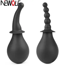 Sex Products Silicone Anal Cleaner Butt Vagina Pussy Cleaning Device Enema Syringe Device Adult bdsm gay Anal Sex Toys PY789