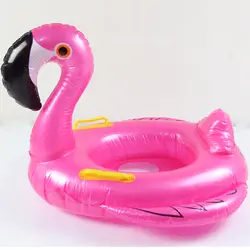 Розовое золото Детские Фламинго надувной бассейн плавать 2018 летом ездить на плавание кольцо воды плавучий пляж вечерние игрушки для