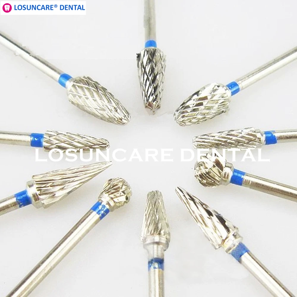 LOSUNCARE 20Pcs/2Box Dental Drills Tungsten Steel Material 2.35mm