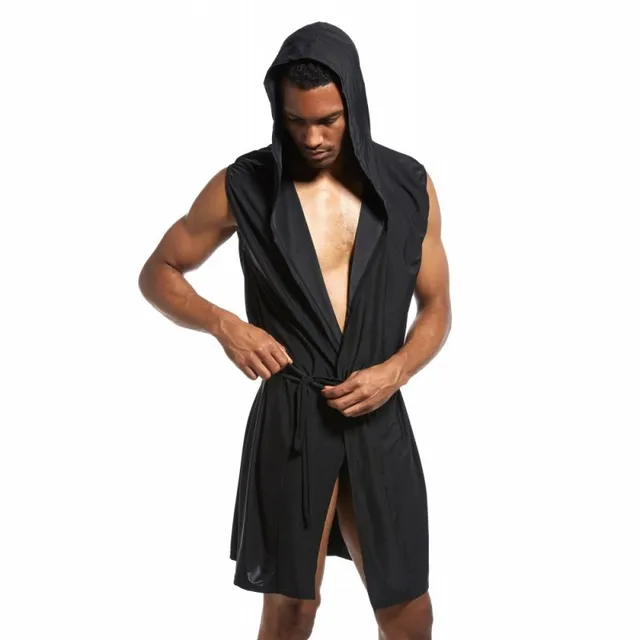 Szlafrok męski lodu jedwab z kapturem szlafrok piżamy sexy badjas kimono mężczyźni szlafrok mężczyzna jest suknia roupao peignoir homme stałe bielizna nocna tanie tanio Szaty sleepwear sleeveless Suknem Poliester Elastan Szlafrok męski lodu jedwab z kapturem szlafrok piżamy sexy badjas kimono mężczyźni szlafrok mężczyzna jest suknia roupao peignoir homme stałe bielizna nocna tanie tanio Szaty sleepwear sleeveless Suknem Poliester Elastan