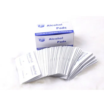 

100pcs Disposable Sterilization Alcohol Disinfection Cotton Piece Emergency Clean Sterilization Cotton Sheet First Aid