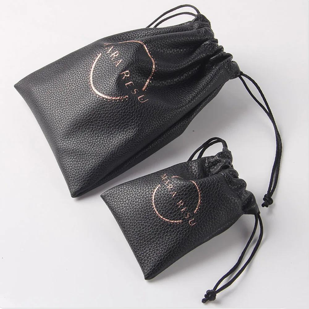 

Customize logo luxury PU Jewelry bag gift bag cosmetic bag