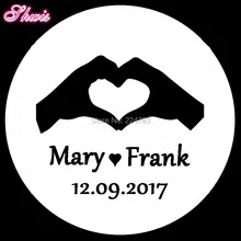 100 шт пользовательские свадебные наклейки бумажный изолирующий слой наклейки на тему пекарни Свадебные украшения Рождественские подарки могут показать любой текст