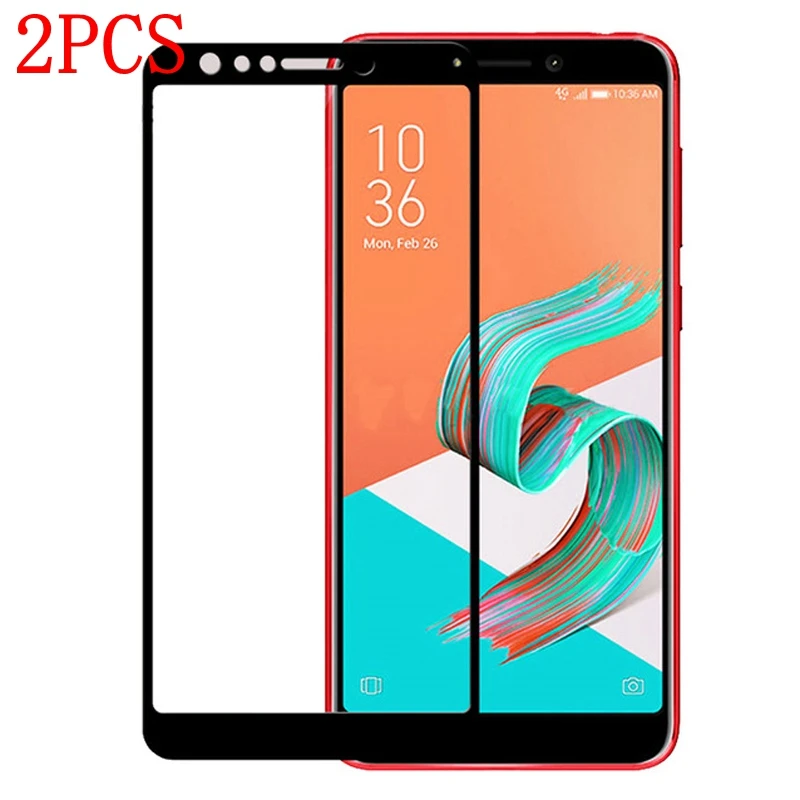 2 шт. полноэкранное закаленное стекло для Asus Zenfone 5 Lite 5Q ZC600KL защитная пленка X017D