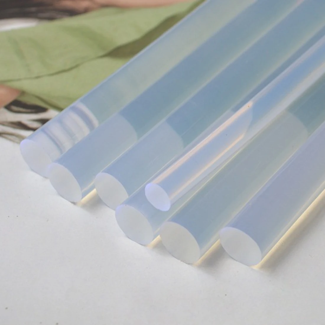 

New 50Pcs 7mm*100mm Hot Melt Glue Sticks For Electric Glue Gun Craft Album Repair Tools