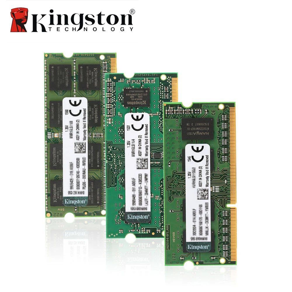 

Kingston Ram Original Notebook RAM 1600MHz 4GB 8GB 1.35V DDR3 SODIMM Genuine Motherboard Intel Memory RAM For Laptop Stick Ram