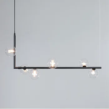 

Nordic Modern Gold LED Pendant Lights Household Bedroom Dining Room Lamp Creative Personality Magic Bean Droplight
