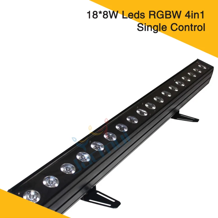 18*8 Вт leds RGBW 4в1 Dj студийное освещение для вечеринки одиночный контроль светодиодный настенный льющегося света прямоугольный огни
