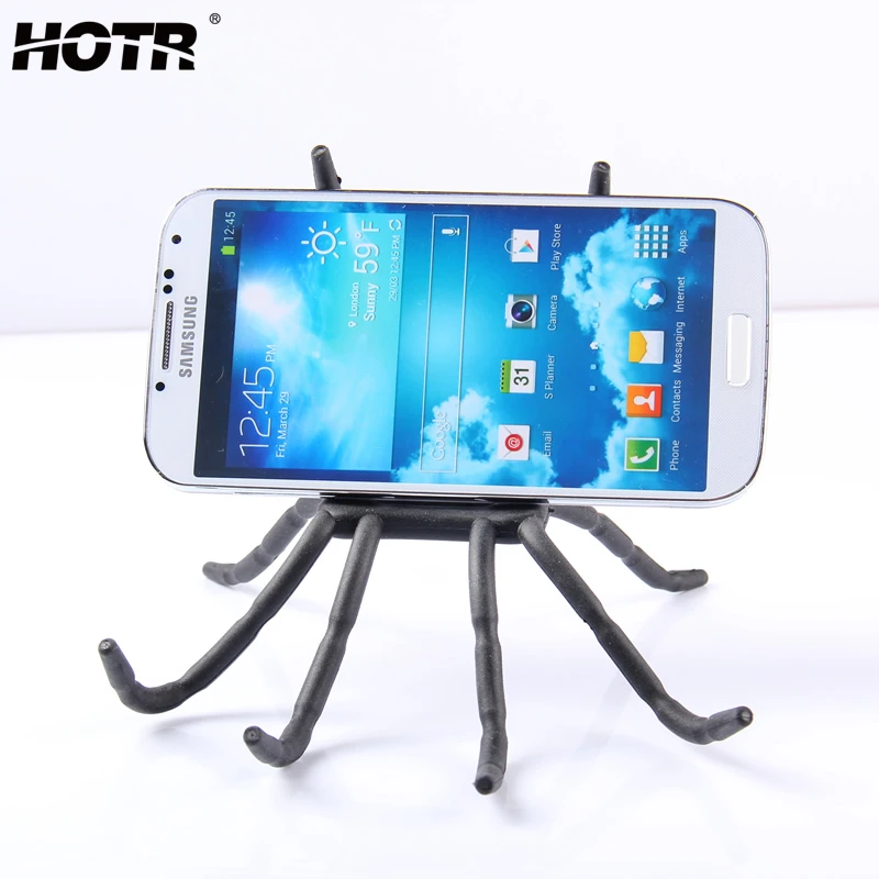 universal flexible spider phone holder for samsung movil stand support