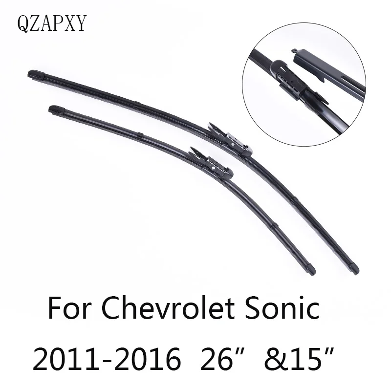 QZAPXY автомобильные стеклоочистители для Chevrolet Sonic 26 &quot&amp 15&quot 2011 2012 2013 2014 2015 2016