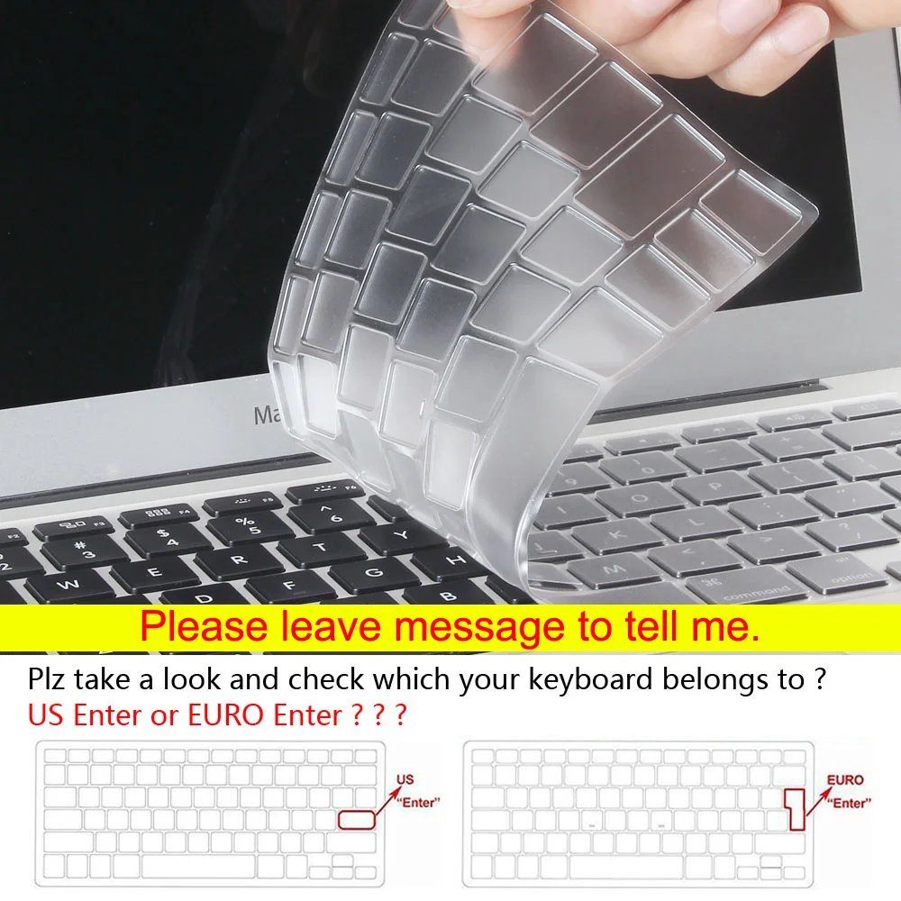 Для MacBook Air 11,6 13,3 Pro 11 12 13 15 дюймов с сенсорной панелью ID блестящий чехол для ноутбука+ крышка клавиатуры
