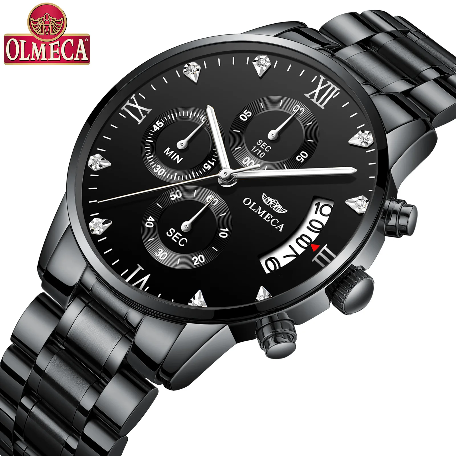 

OLMECA Multifunctional Non-Mechanical Waterproof Quartz Men's Watch