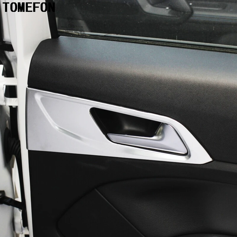TOMEFON 4 шт. для PEUGEOT 308 2014 2015 2016 седан Стайлинг салона ABS хромированная Ручка двери
