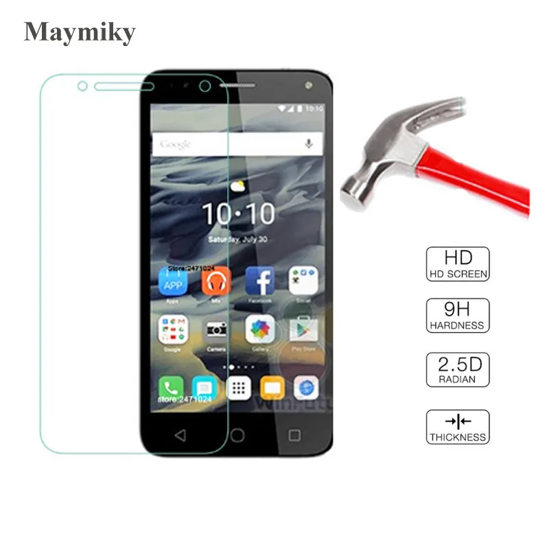 

2Pcs Tempered Glass For Alcatel pop 4 pop4 5051 5051D 5051X 2016 Screen Protector Class For alcatel pop 4s 5095K 5095Y