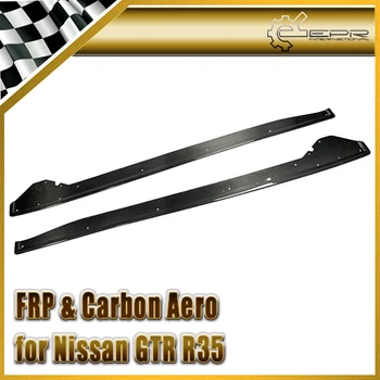 

Car-styling For Nissan GTR R35 2013 Carbon Fiber Ver VRS Style Side Skirt Under Board Body Kit