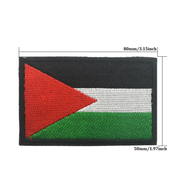 Wholesale 10PCS Palestinian National Flag Embroidery Patch Palestine