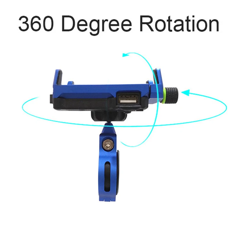 ACCNIC держатель для телефона на мотоцикл, велосипед, 360 Вращающийся Руль, подставка для телефона на велосипед, универсальная подставка для iphone 6, 6s, 7, 8, подставка для телефона