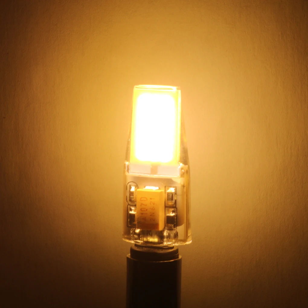 Мини G4 светодиодный удара 1508 лампы 5 W AC/DC12V свечи огни силикона люстра-прожектор запасная галогенная лампа
