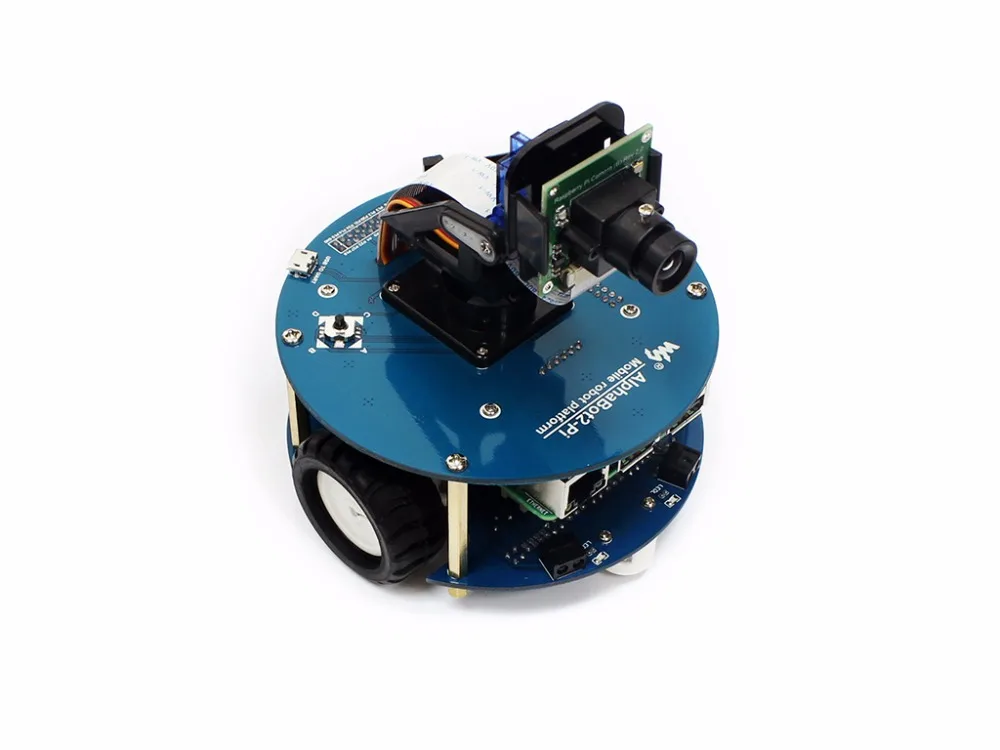 Комплект робота в стиле алфавита 2 с оригинальной фотокамерой Raspberry Pi 3 Model B /RPi