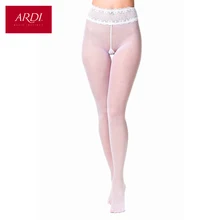 Колготки из микротюля с кружевным поясом 20 den ARDI