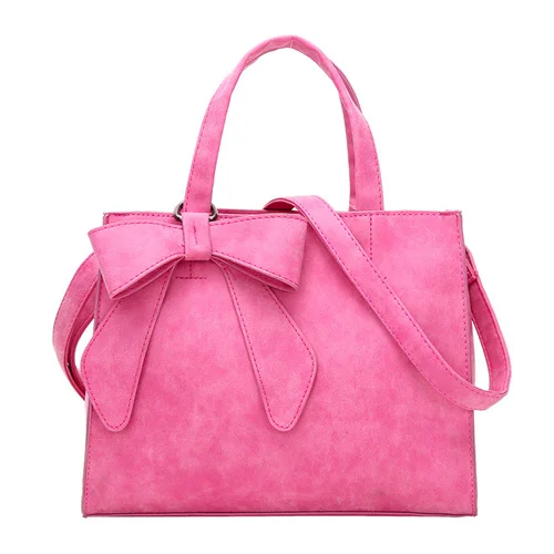 Винтажная сумка на плечо, Женская Повседневная сумка, Женская Повседневная сумка для покупок, сумка через плечо, Bolsa Feminina De Marca Famosa - Цвет: rose