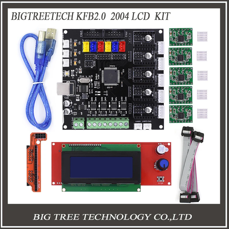 BIQU KFB2.0 Control Board Motherboard Reprap Controller Main board +2004LCD Board For 3D Printer Heatbed BIQU KFB2.0 Control Board Motherboard Reprap Controller Main board +2004LCD Board For 3D Printer Heatbed
