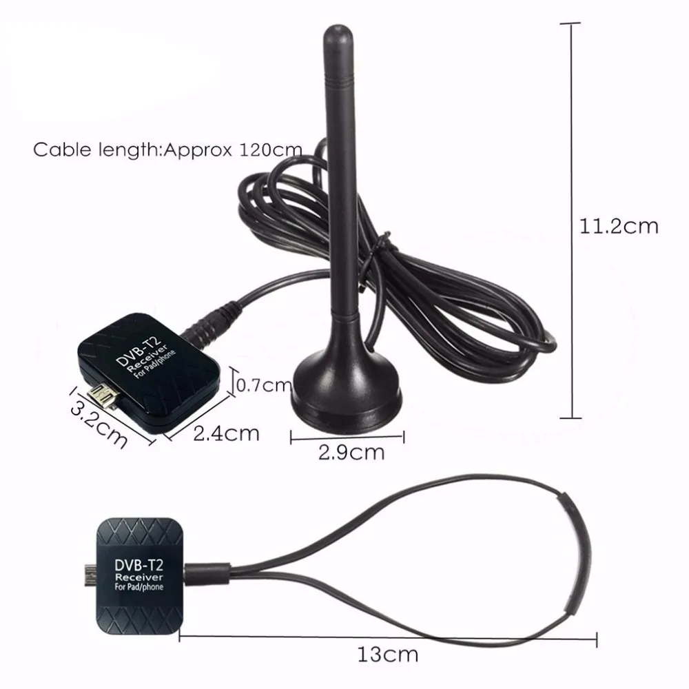 Цифровой ТВ приемник HD USB флешка для телефона Android DTV спутниковый ресивер микро