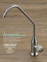 Viborg Sus304 Stainless Steel Kitchen Filtered Drinking Water Filter Tap Faucet Purifier Filtration Reverse Osmosis Systems Tap