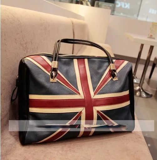 M word flag bags british style flag bag color block vintage one shoulder handbag large bag