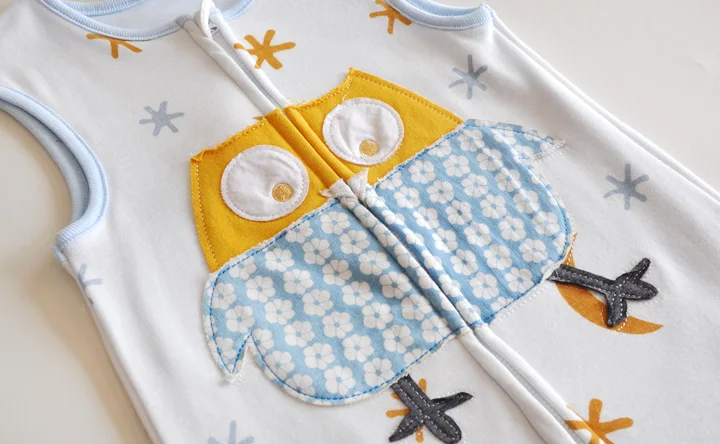 BIG SALE New Toddel Boys Girls Cotton Blanket Sleepers Vest Owl Sleeping Bag Leg Apart Romper Jumper 1piece Nightwear 1-3T