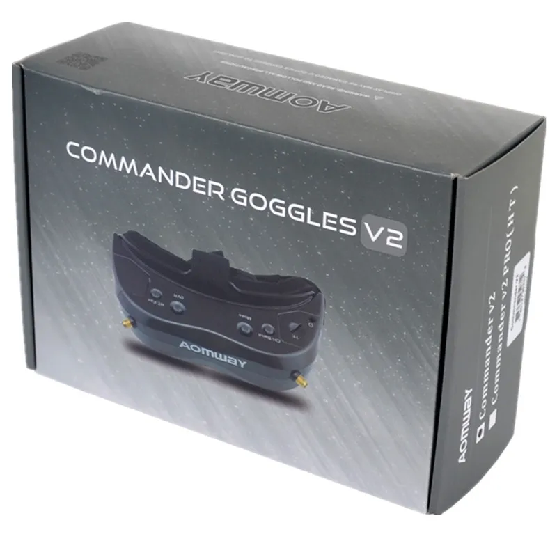 Aomway Commander Goggles V2 3D 5.8G 64Ch 1080P 3