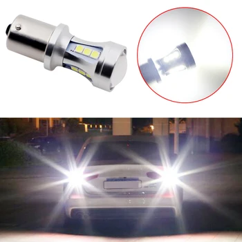 

1pc PY21W 1156 BAU15S Super White LED Car Light DRL Forward Reverse Flasher Clearance Turn Strobe License Plate Lamp