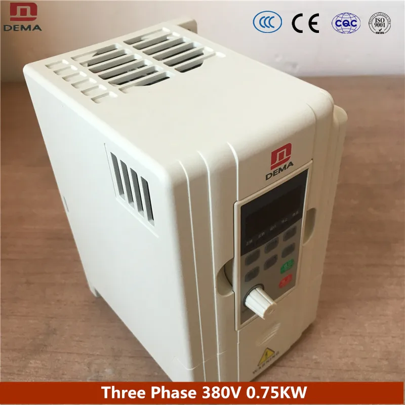 

DEMA D5M Series Stream-Lined Line Conveyor Belt Special 0.75KW Power Frequency Converter 380V 3 Phase Input Frequency Inverter