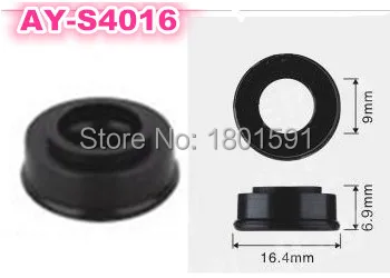 

free shipping 100pieces fuel injector viton seals for keihin multiport fuel injector service Kits AY-S4016 16.4*6.9*9mm