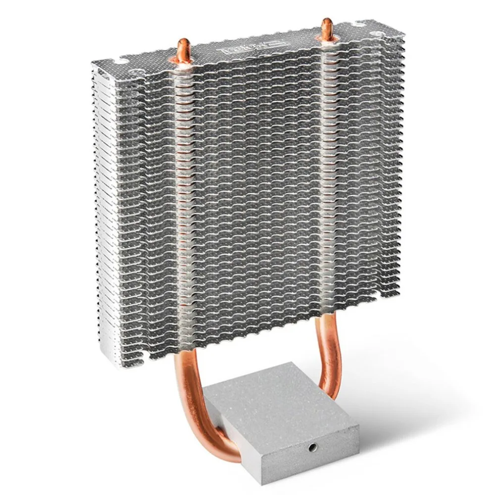 PCCOOLER кулер для процессора 2 тепловые трубки радиатор алюминиевая материнская плата радиатора Northbridge кулер поддержка 80 мм вентилятор для процессора